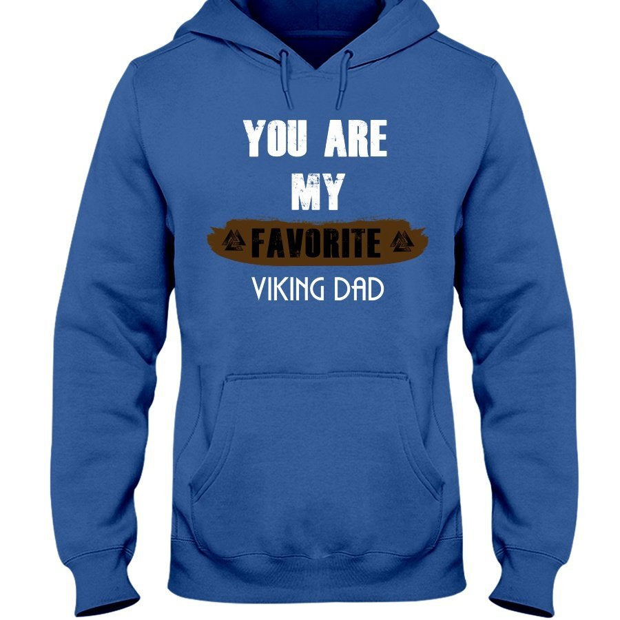 Favorite Viking Dad Hoodie - Light Brown