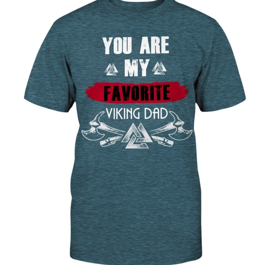 Favorite Viking Dad Premium T-Shirt - red Favorite
