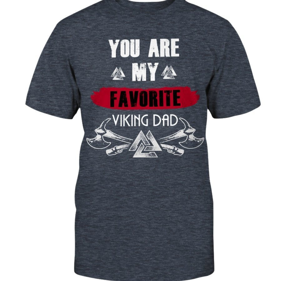 Favorite Viking Dad Premium T-Shirt - red Favorite