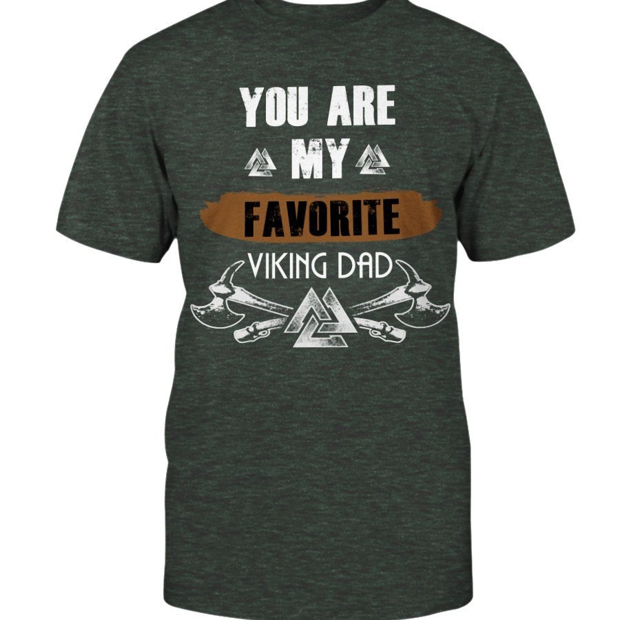 Favorite Viking Dad Premium T-Shirt - Brown Favorite