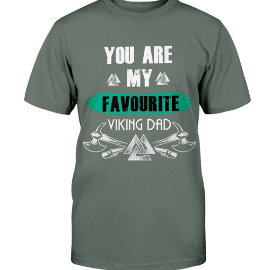 Favorite Viking Dad Premium T-Shirt - Symbols