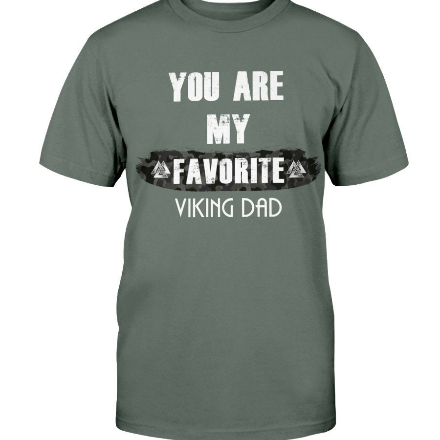 Favorite Viking Dad Premium T-Shirt - Lean Camo
