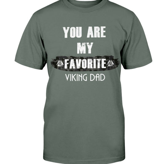 Favorite Viking Dad Premium T-Shirt - Lean Camo