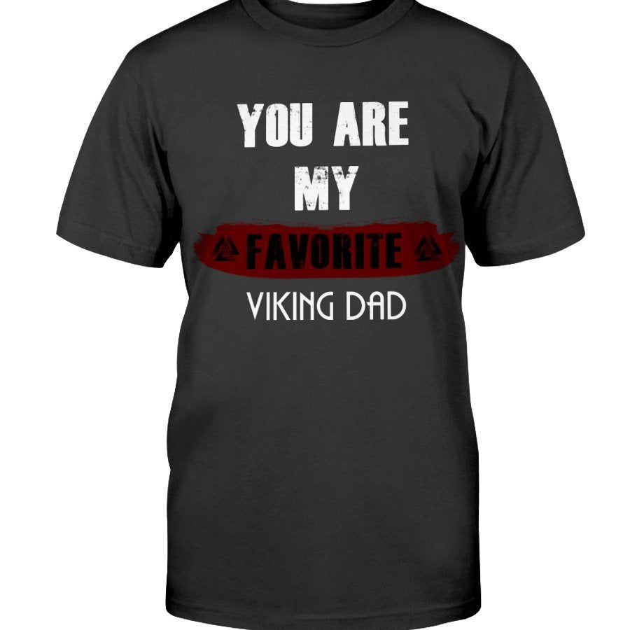 Favorite Viking Dad Premium T-Shirt - Dark Red