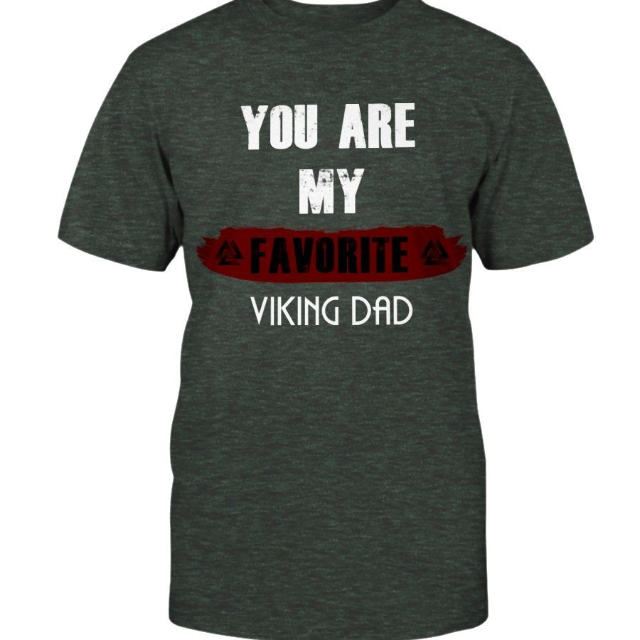 Favorite Viking Dad Premium T-Shirt - Dark Red