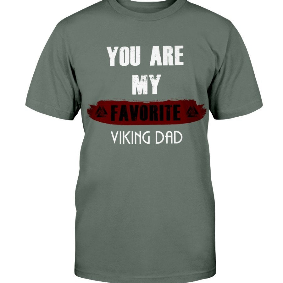 Favorite Viking Dad Premium T-Shirt - Dark Red