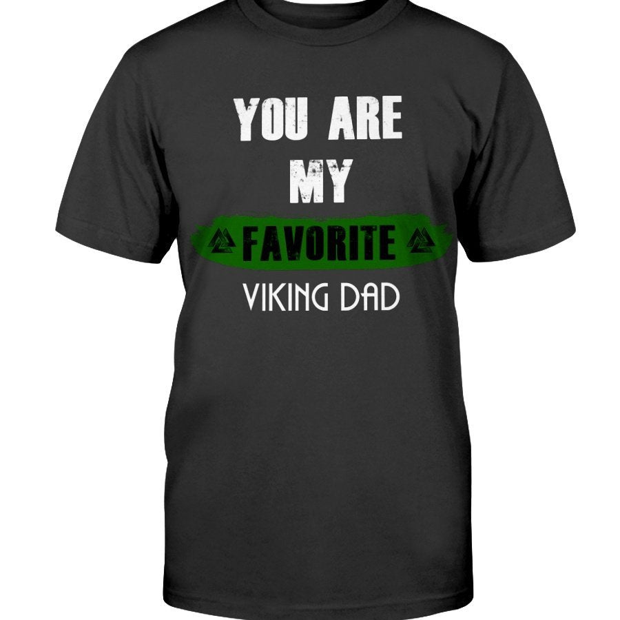 Favorite Viking Dad Premium T-Shirt - Light Green