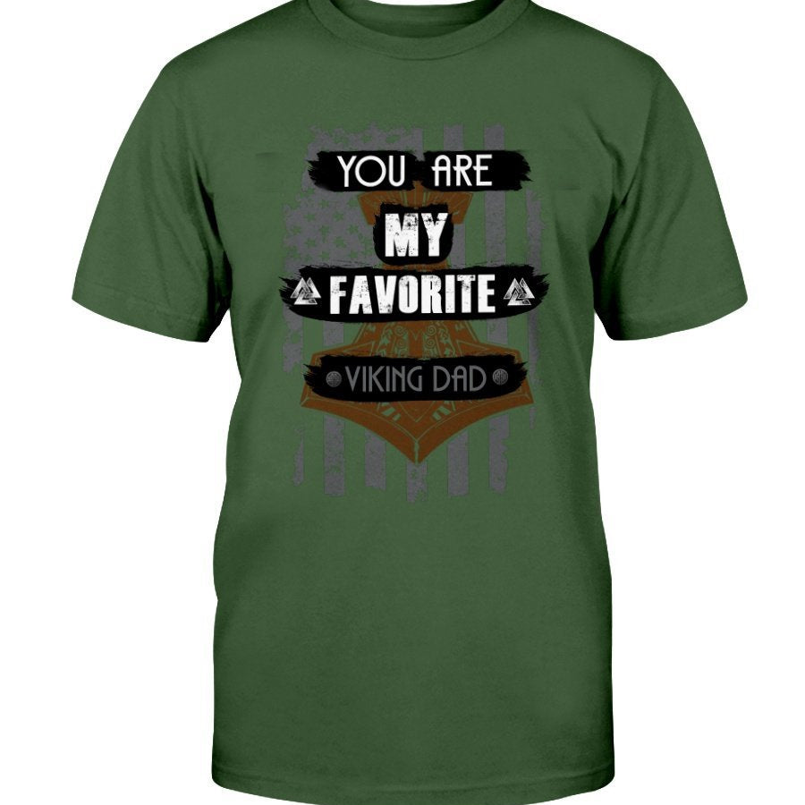 Favorite Viking Dad Premium T-Shirt - USA
