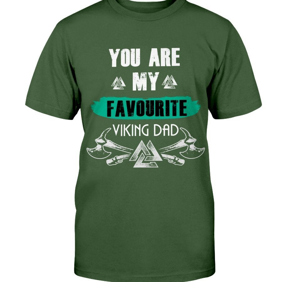 Favorite Viking Dad Premium T-Shirt - Symbols
