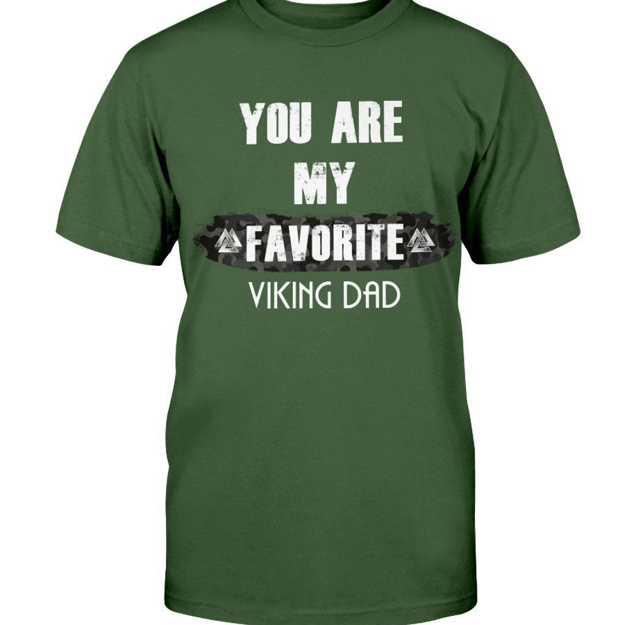 Favorite Viking Dad Premium T-Shirt - Lean Camo