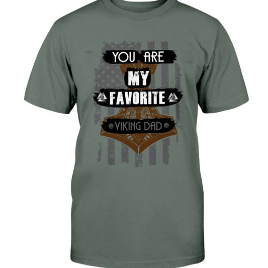 Favorite Viking Dad Premium T-Shirt - USA