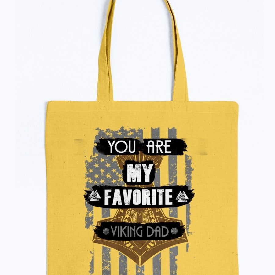Favorite Viking Dad Tote - USA