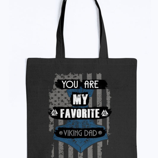 Favorite Viking Dad Tote - The States