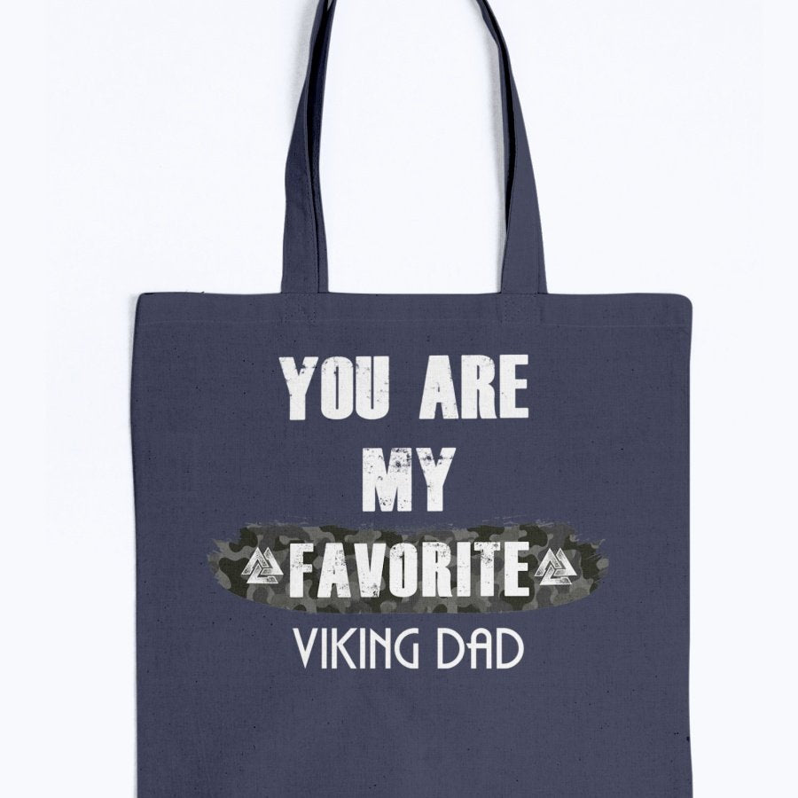 Favorite Viking Dad Tote - Camo