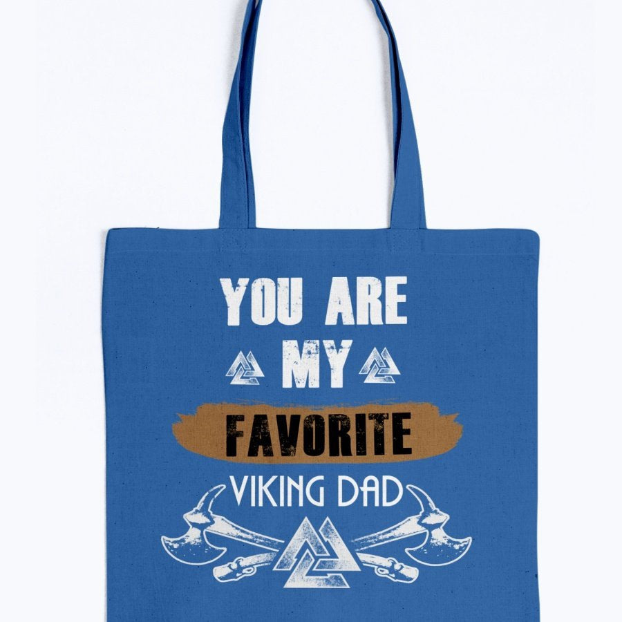 Favorite Viking Dad Tote - Brown