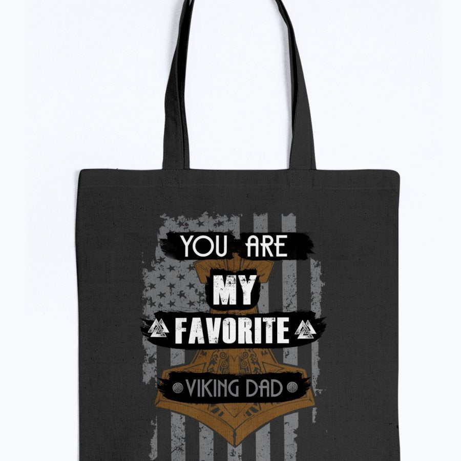 Favorite Viking Dad Tote - USA