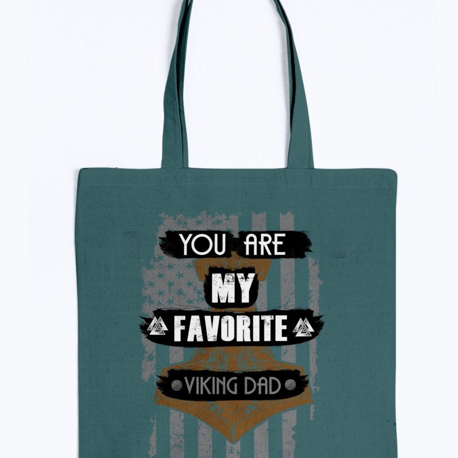 Favorite Viking Dad Tote - USA