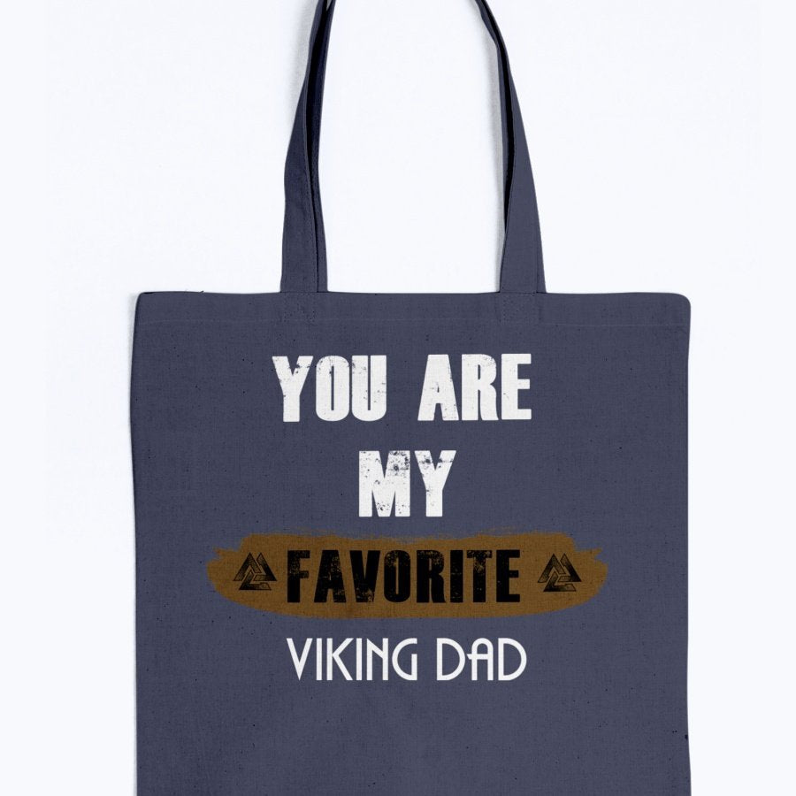 Favorite Viking Dad Tote - Light Brown