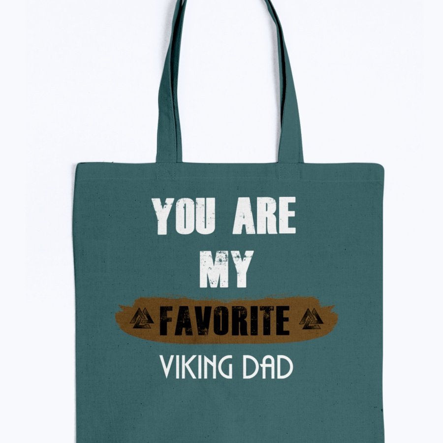 Favorite Viking Dad Tote - Light Brown