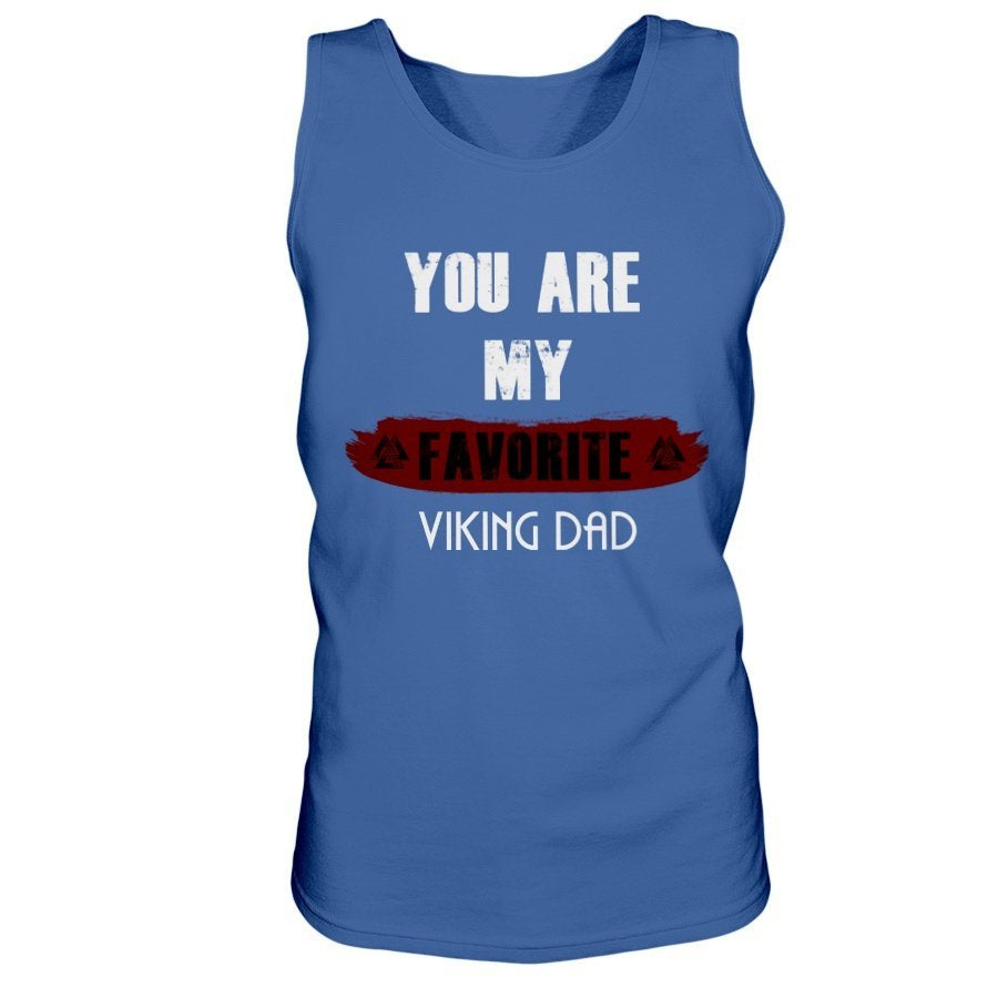 Favorite Viking Dad Ultra Cotton Tank - Dark Red