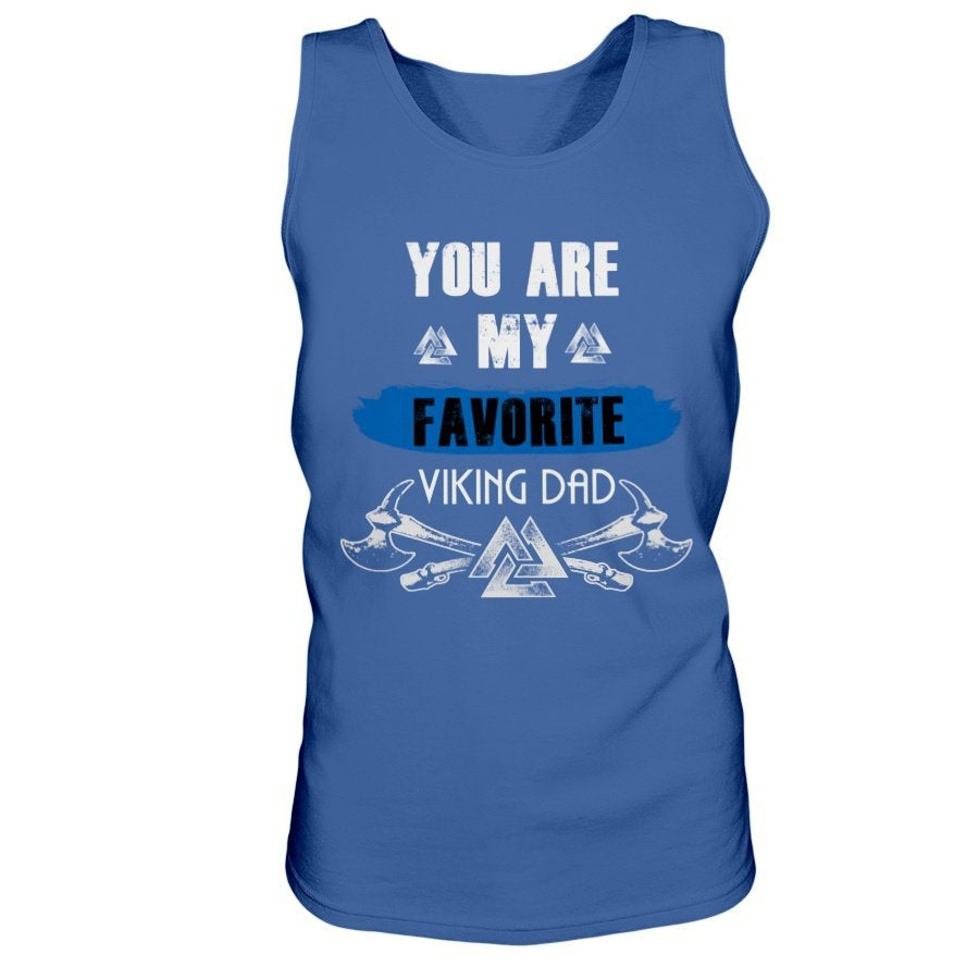 Favorite Viking Dad Ultra Cotton Tank -Blue