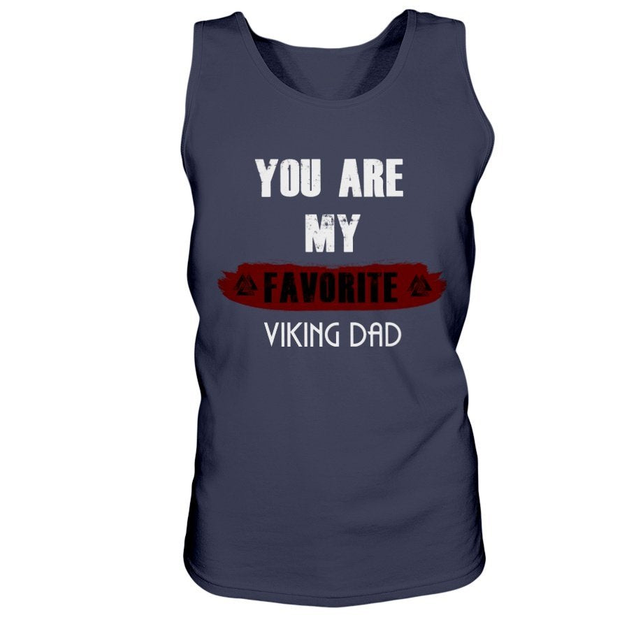 Favorite Viking Dad Ultra Cotton Tank - Dark Red