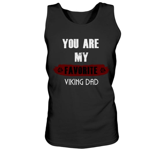 Favorite Viking Dad Ultra Cotton Tank - Dark Red