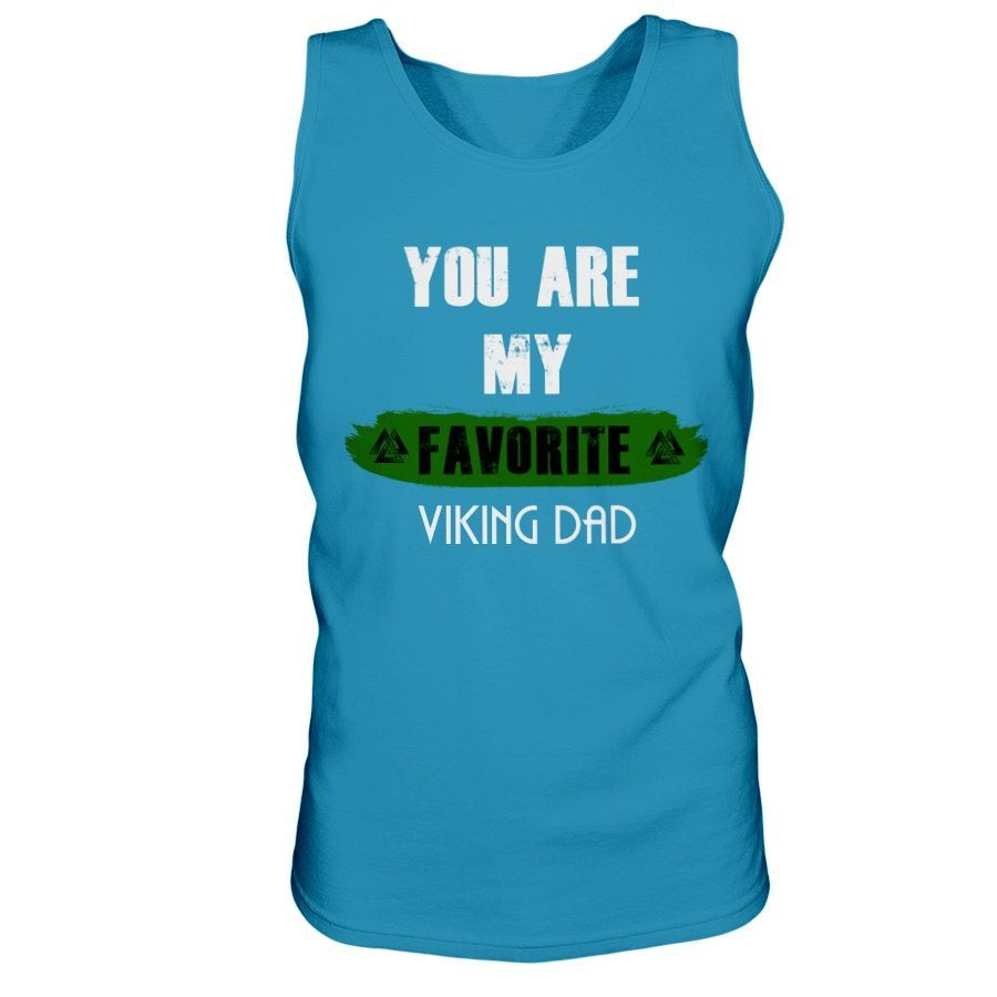 Favorite Viking Dad Ultra Cotton Tank - Light Green