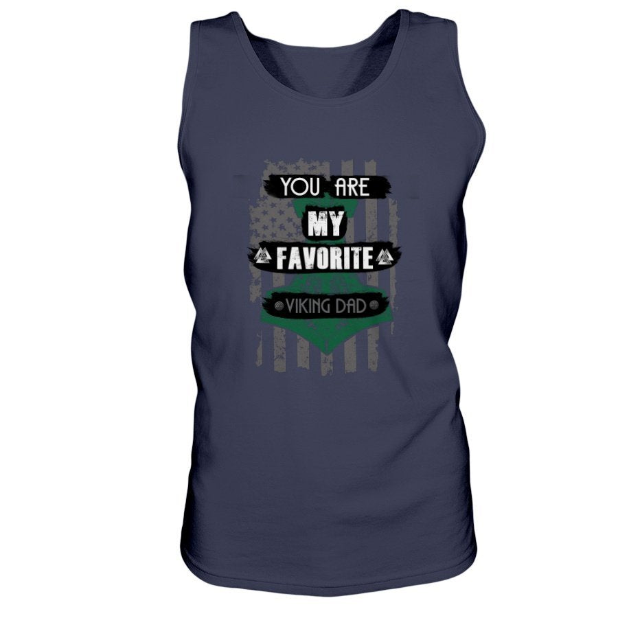 Favorite Viking Dad Ultra Cotton Tank - USA Green