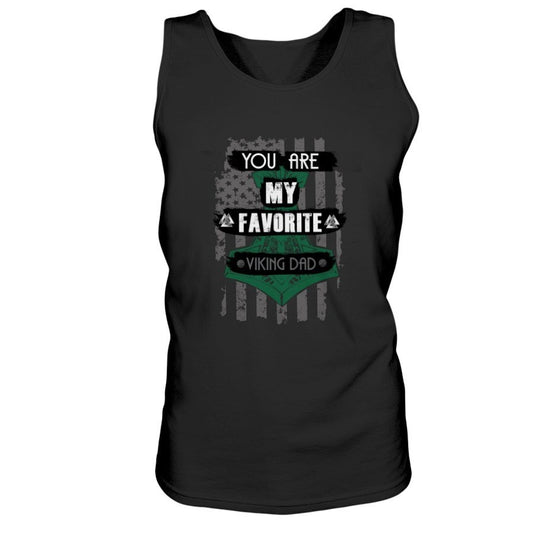 Favorite Viking Dad Ultra Cotton Tank - USA Green