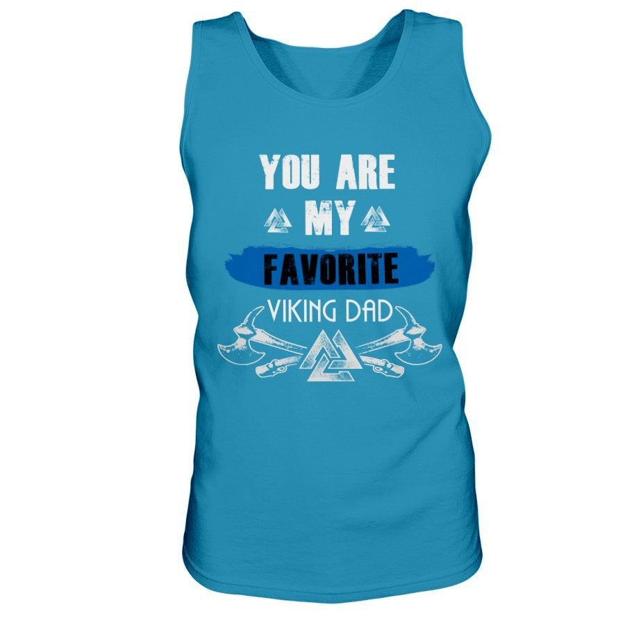 Favorite Viking Dad Ultra Cotton Tank -Blue