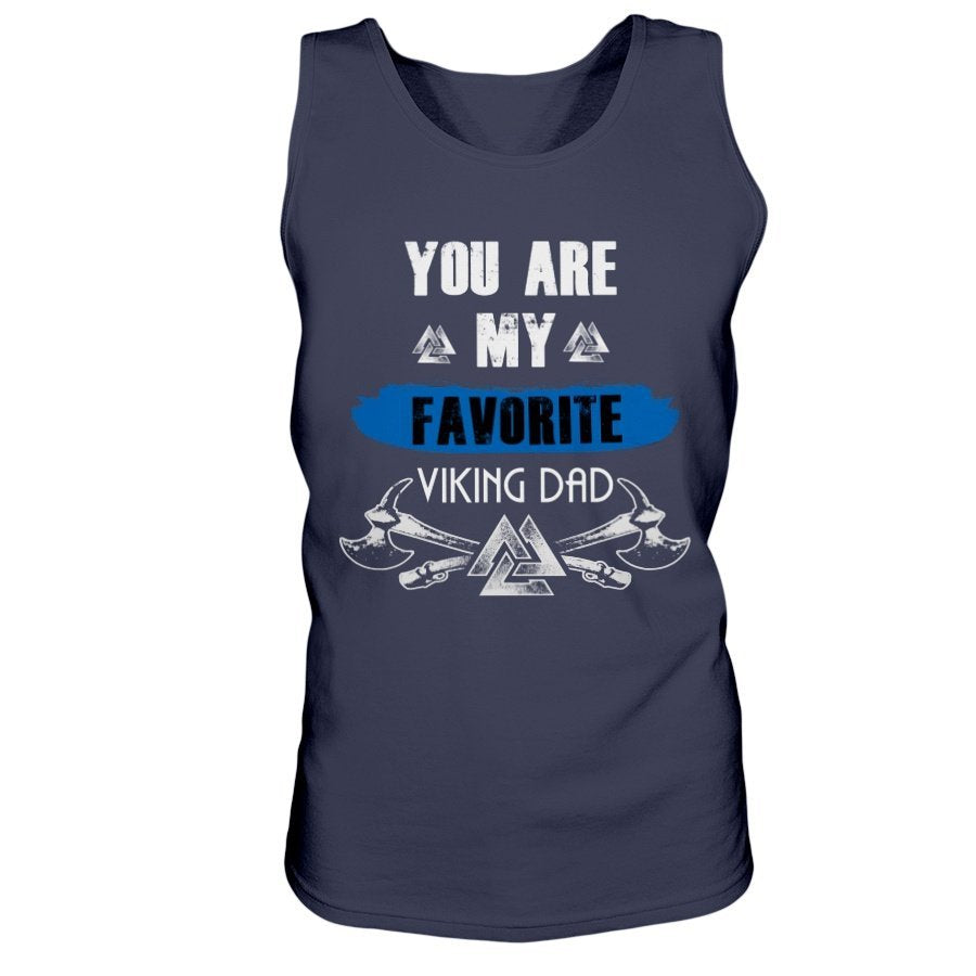 Favorite Viking Dad Ultra Cotton Tank -Blue