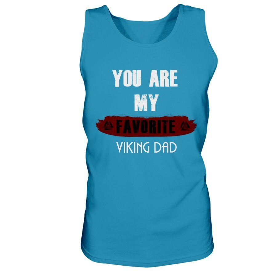 Favorite Viking Dad Ultra Cotton Tank - Dark Red