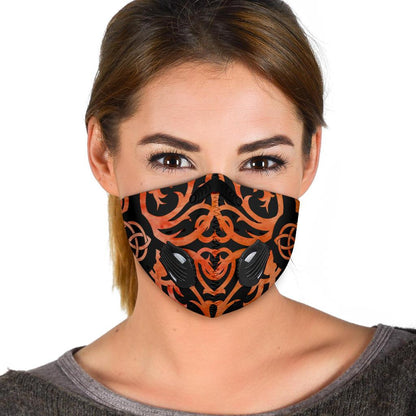 Fire Triquetra Premium Face Mask Cover