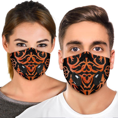 Fire Triquetra Premium Face Mask Cover
