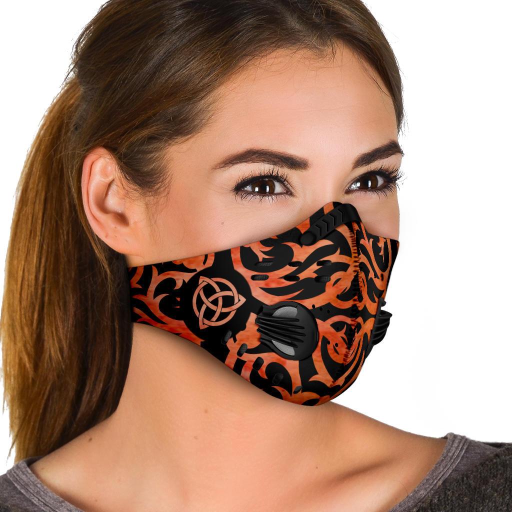 Fire Triquetra Premium Face Mask Cover