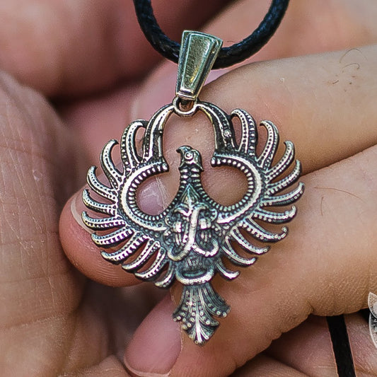 Firebird Phoenix 925 Sterling Silver Pendant - VikingsBrand