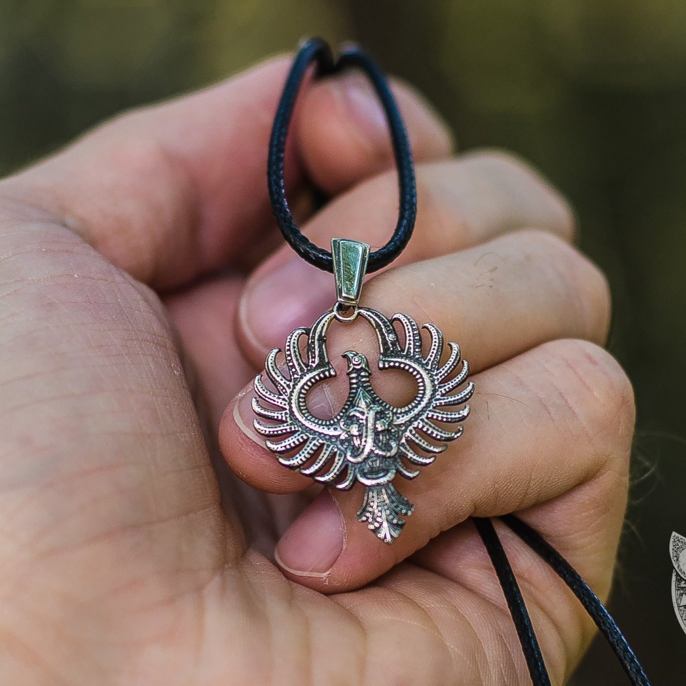 Firebird Phoenix 925 Sterling Silver Pendant - VikingsBrand