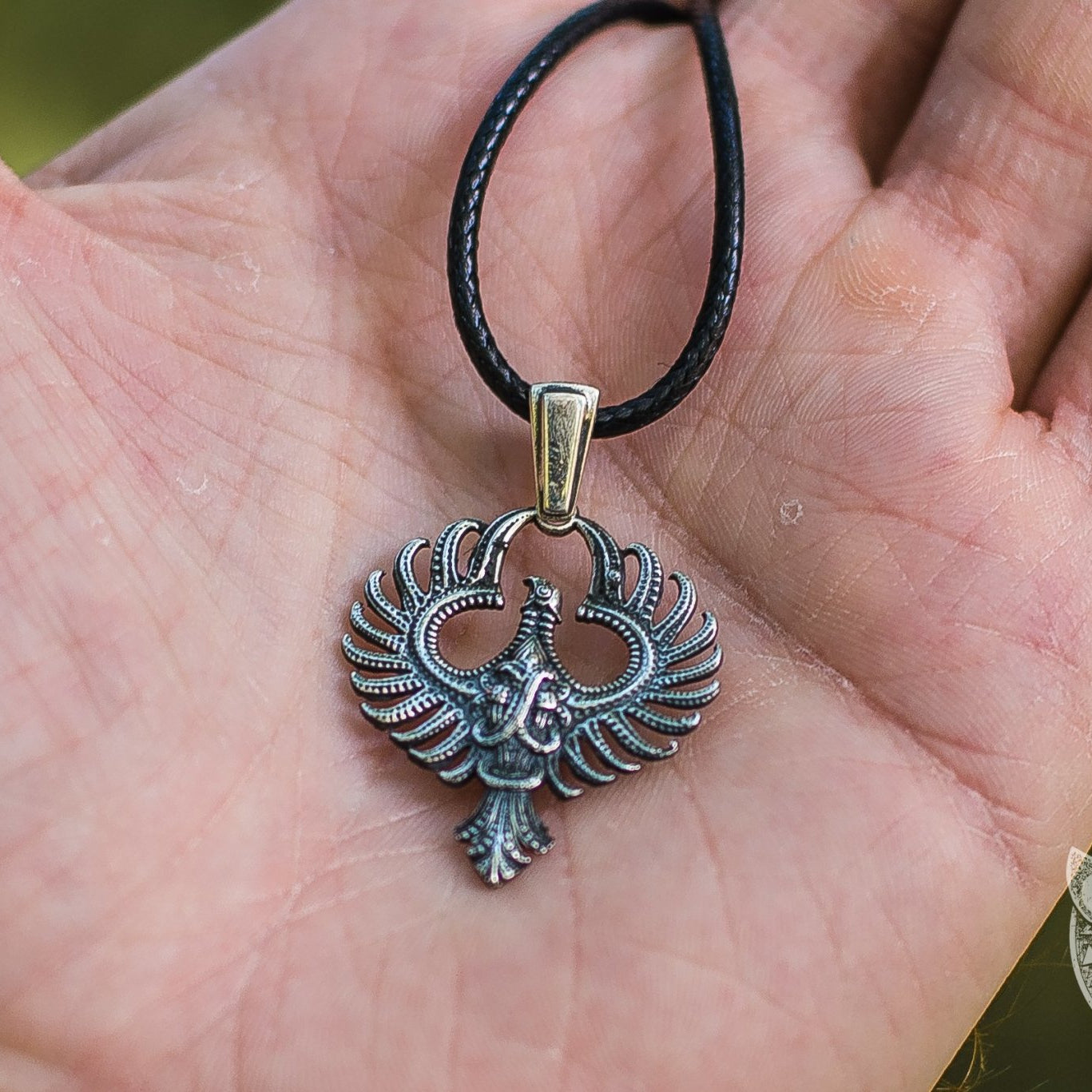 Firebird Phoenix 925 Sterling Silver Pendant - VikingsBrand