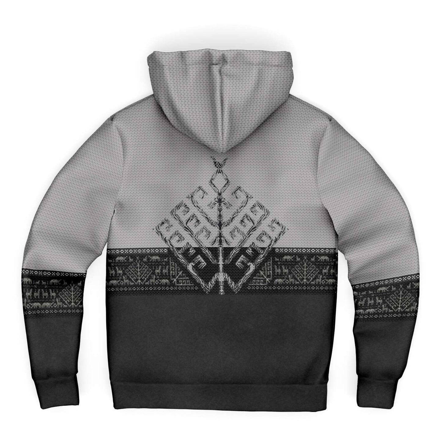 Folk Yggdrasil Premium Microfleece Zip-up Viking Hoodie