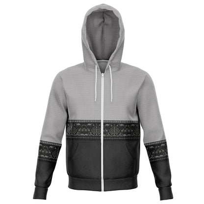 Folk Yggdrasil Premium Zip Hoodie for Vikings & Shieldmaidens