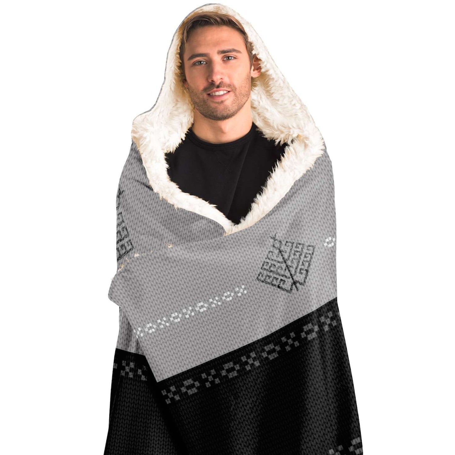 Folk Yggdrasil Viking Hooded Blanket
