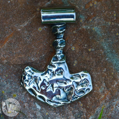 Forged Hammer of Thor with Vegvisir - VikingsBrand