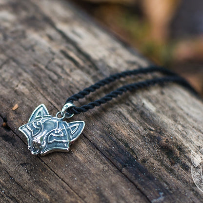 Fox 925 Sterling Silver Pendant - VikingsBrand