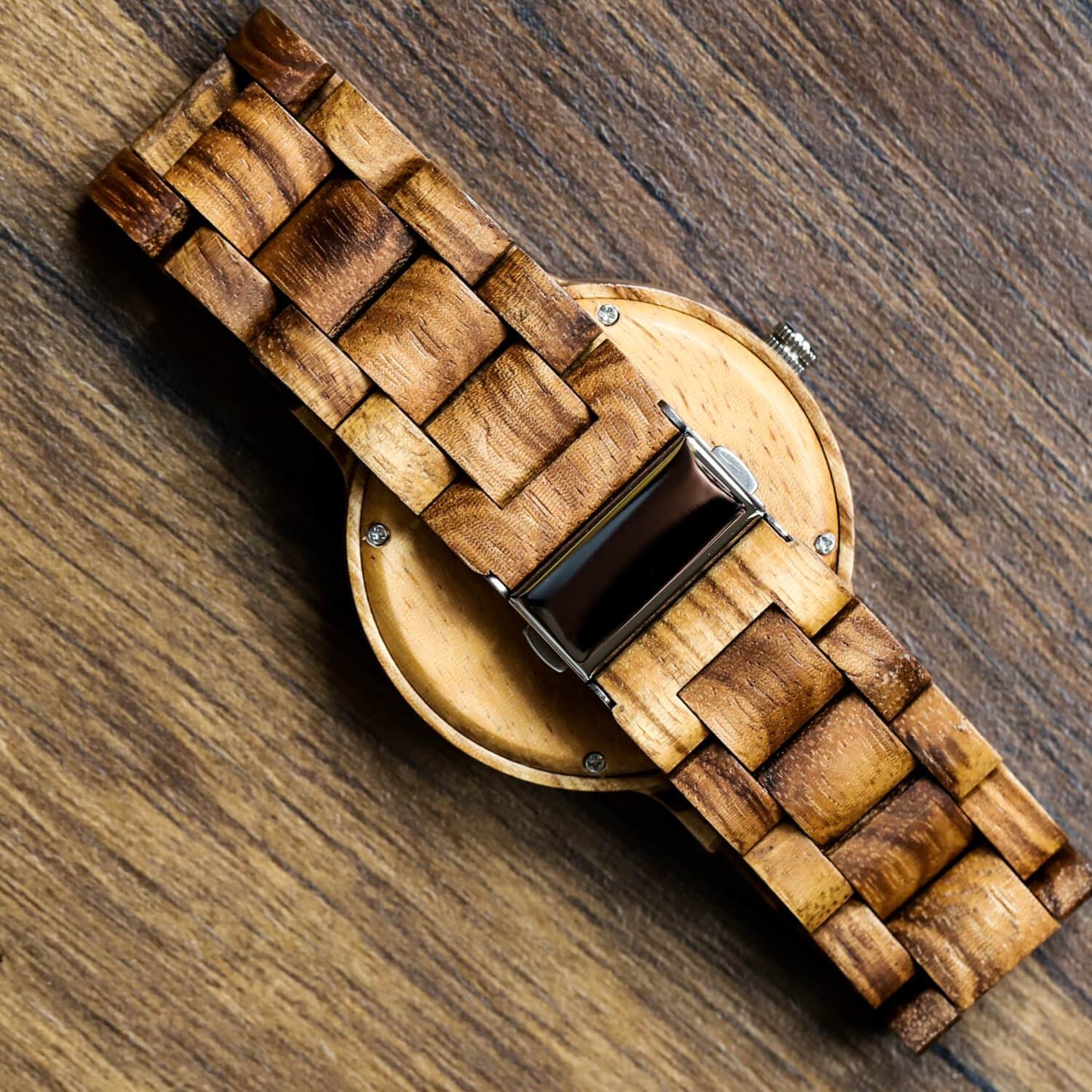 Frode Viking Wooden Watch with Carved Yggdrasil Viking Symbol & Custom Engravings