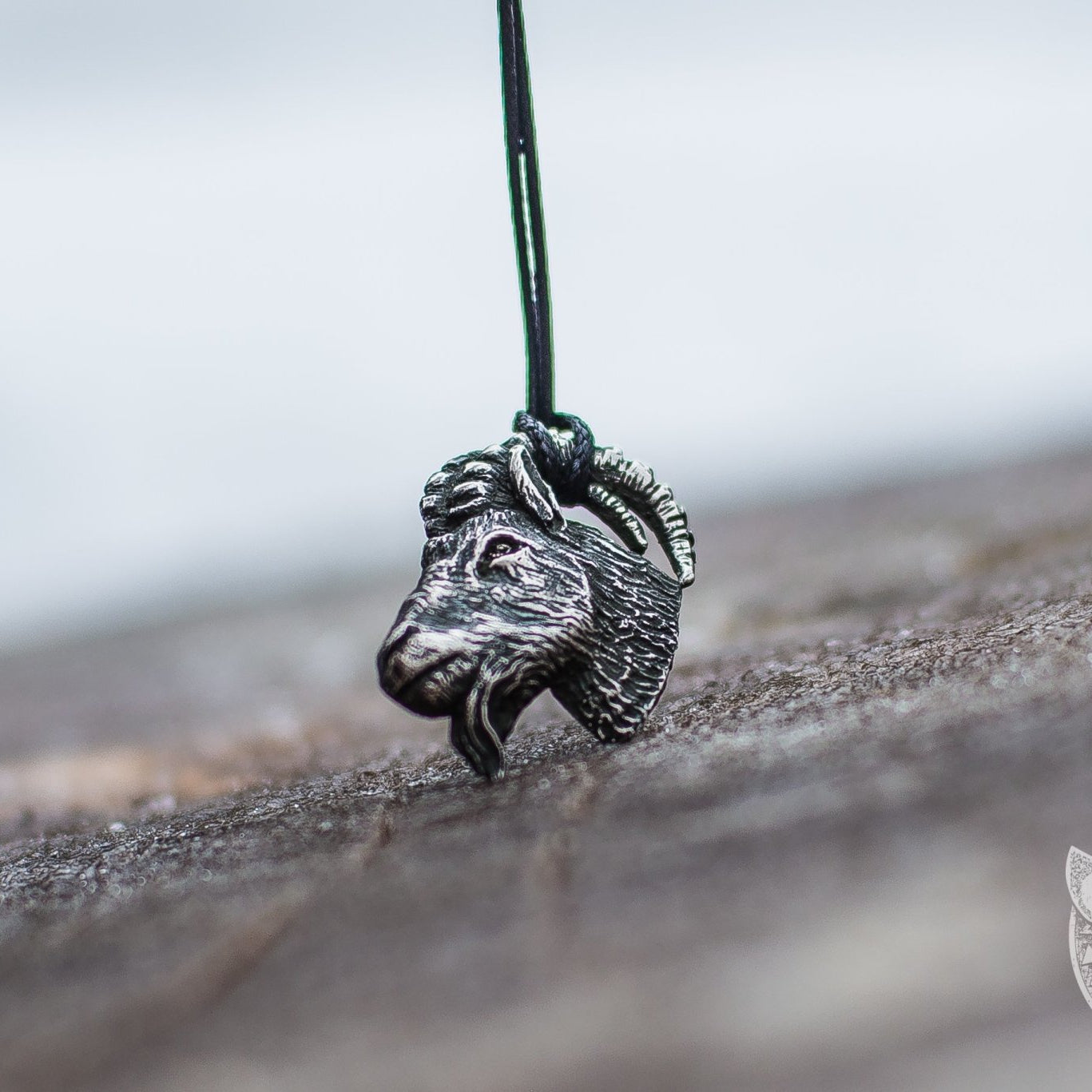 Goat 925 Sterling Silver Pendant - VikingsBrand