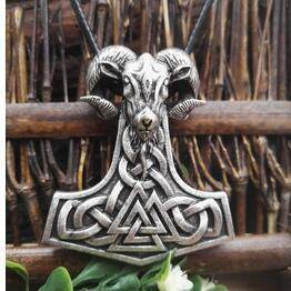 Goat Thor's Hammer Necklace - VikingsBrand
