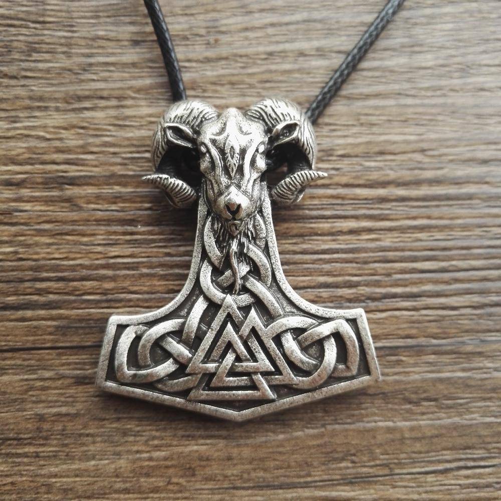 Goat Thor's Hammer Necklace - VikingsBrand