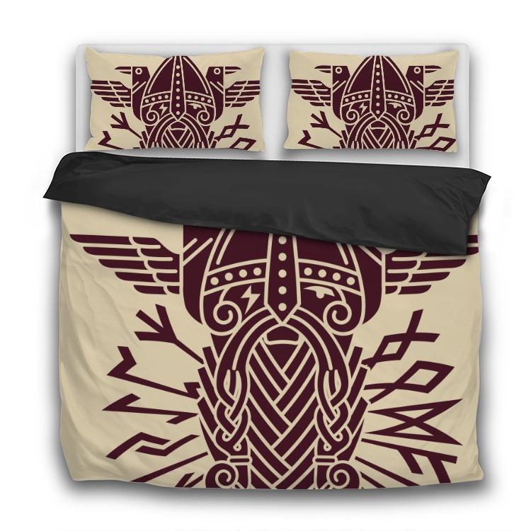 God Wotan - 3 Pcs Bedding Sets - VikingsBrand