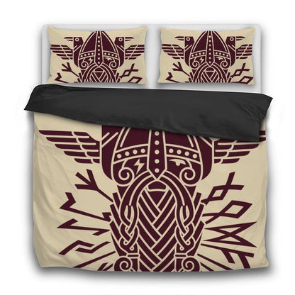 God Wotan - 3 Pcs Bedding Sets - VikingsBrand